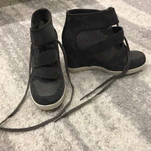 Saks wedge sneakers